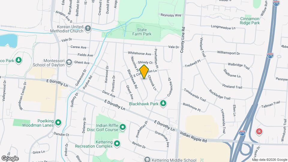 2816 Nacoma Pl Map and Location Details