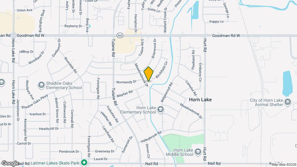 2890 Meadowbrook Dr Map and Location Details