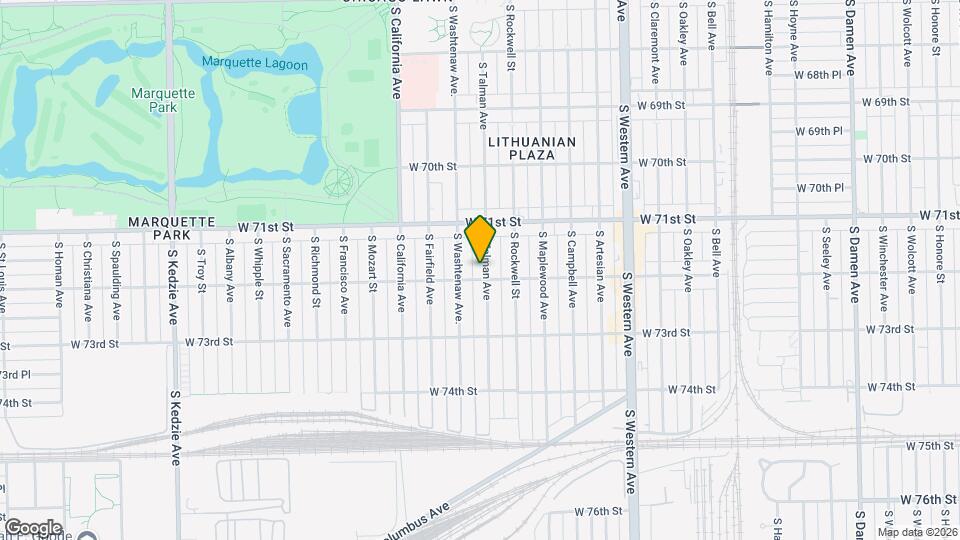 7150 S Talman Ave Map and Location Details