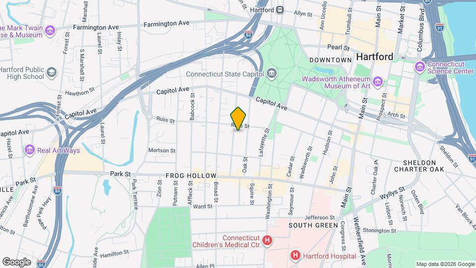 94 Hungerford St Map and Location Details