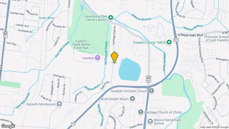 1256 Carriage Park Dr Map and Location Details