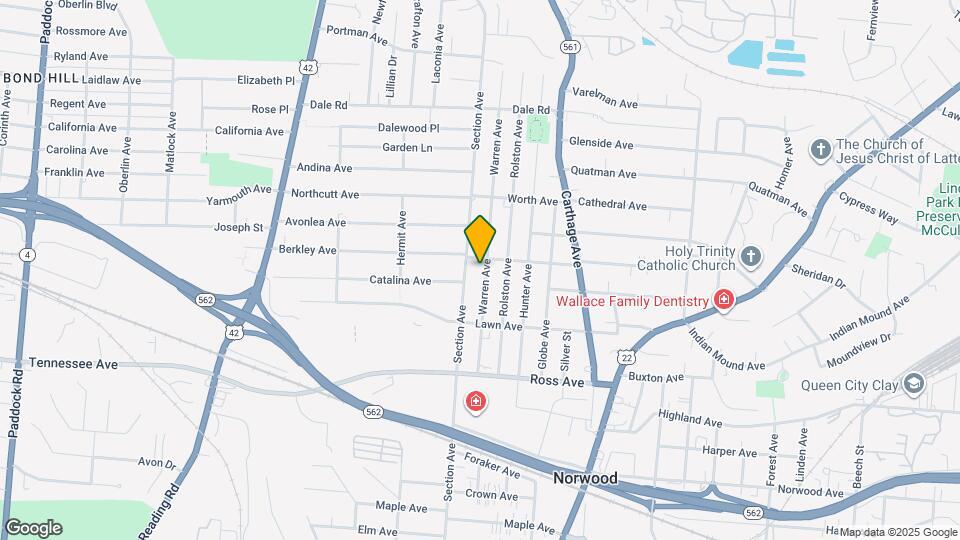 5251 Warren Ave Map and Location Details