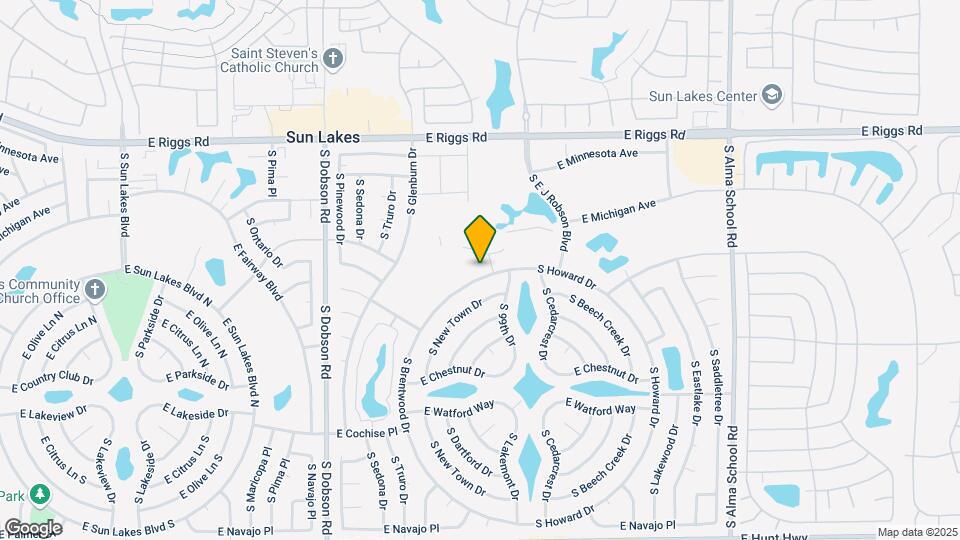 25642 S Brentwood Dr Map and Location Details