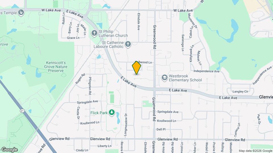 3320 Lakewood Ct Map and Location Details