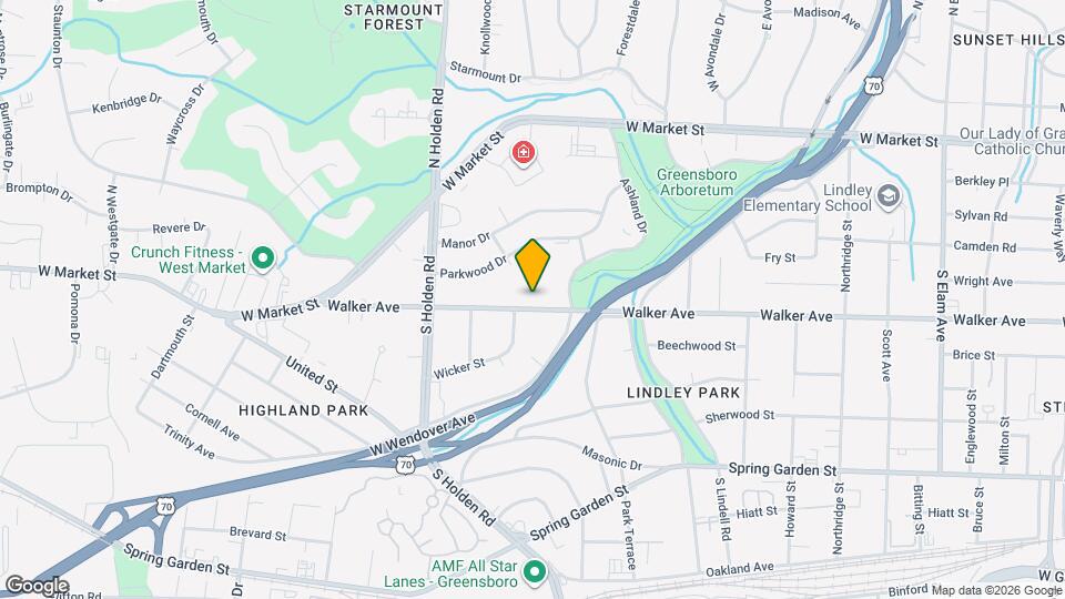 3814 Walker Ave Map and Location Details