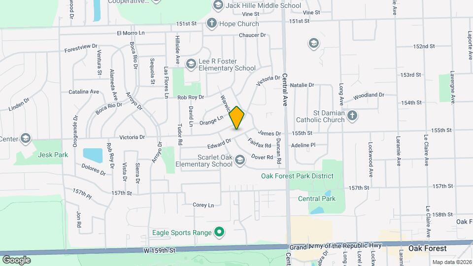 5724 Edward Dr Map and Location Details