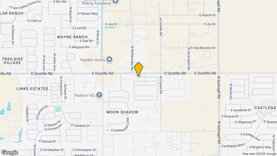 2333 E Meadow Lark Way Map and Location Details