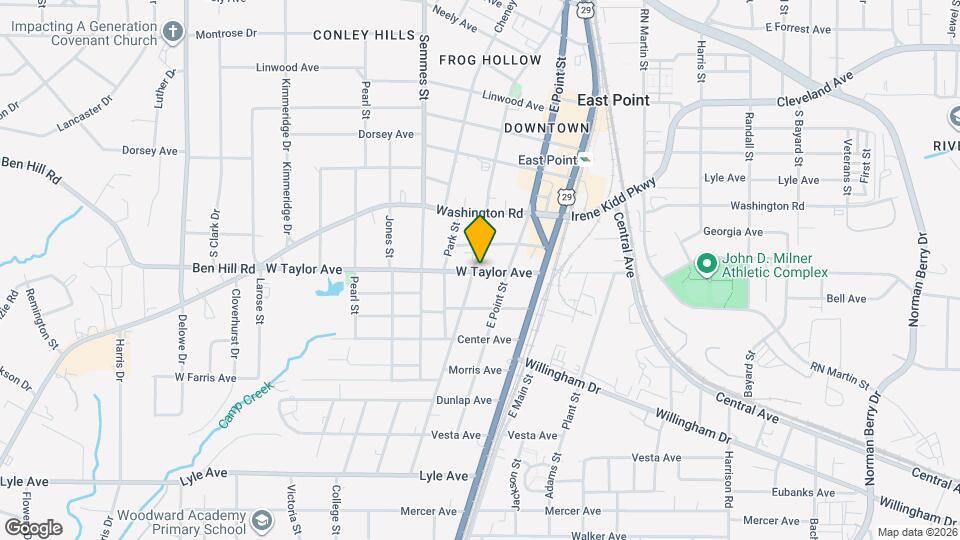 1717 W Taylor Ave Map and Location Details