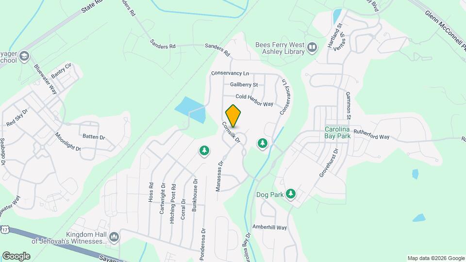 1786 Cornsilk Dr Map and Location Details