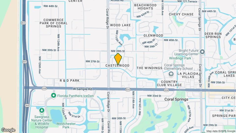 11560 NW 37th St Map and Location Details