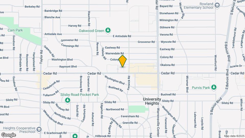 13813 Cedar Rd Map and Location Details
