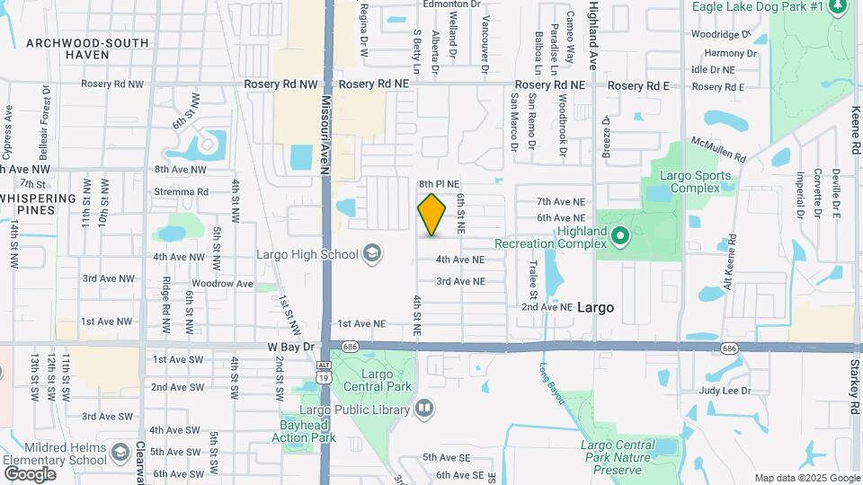 421 5th Ave NE Map and Location Details