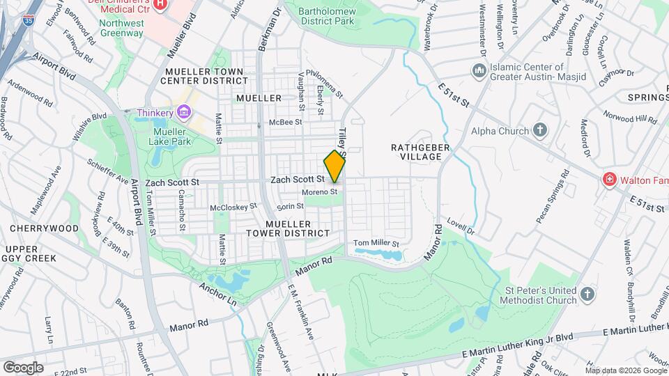 2816 Moreno St Map and Location Details