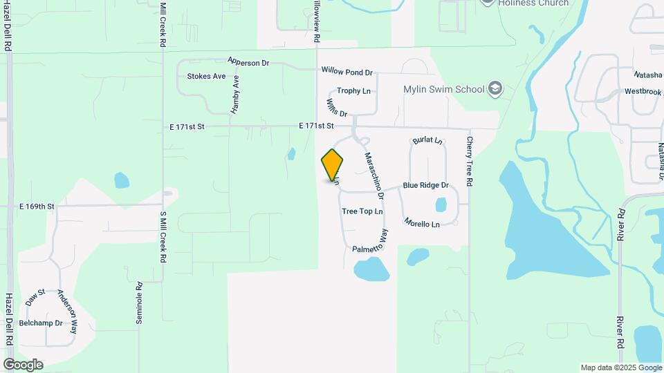 16901 Peach Ln Map and Location Details