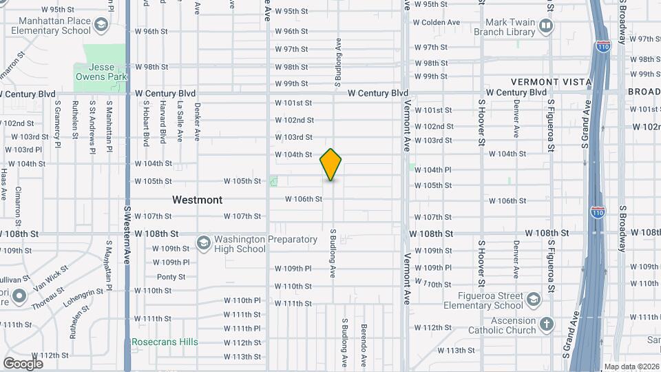 10519 S Budlong Ave Map and Location Details