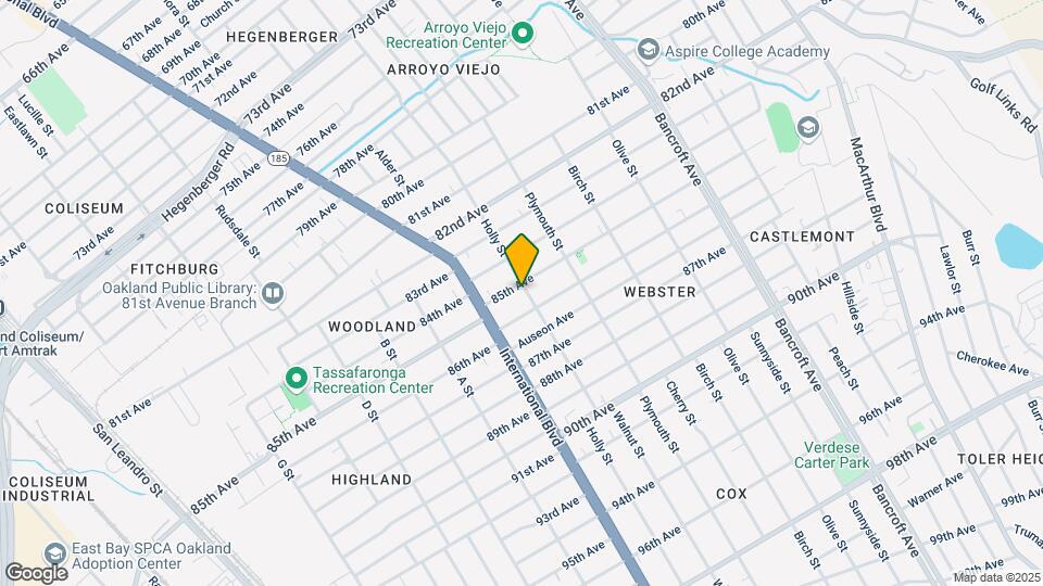 8511 Holly St Mapa y Detalles de la Ubicación