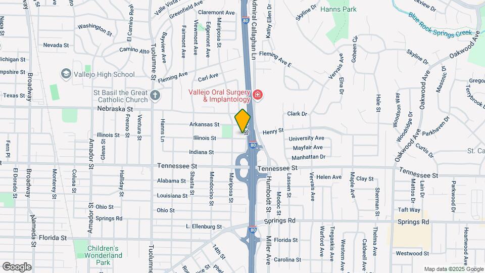 2132 Illinois St Map and Location Details