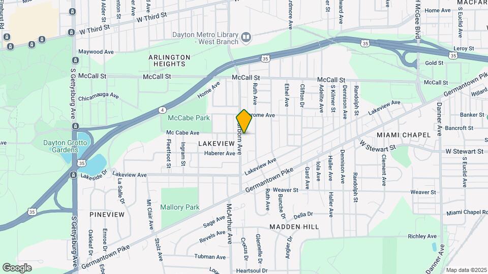612 Dearborn Ave Map and Location Details