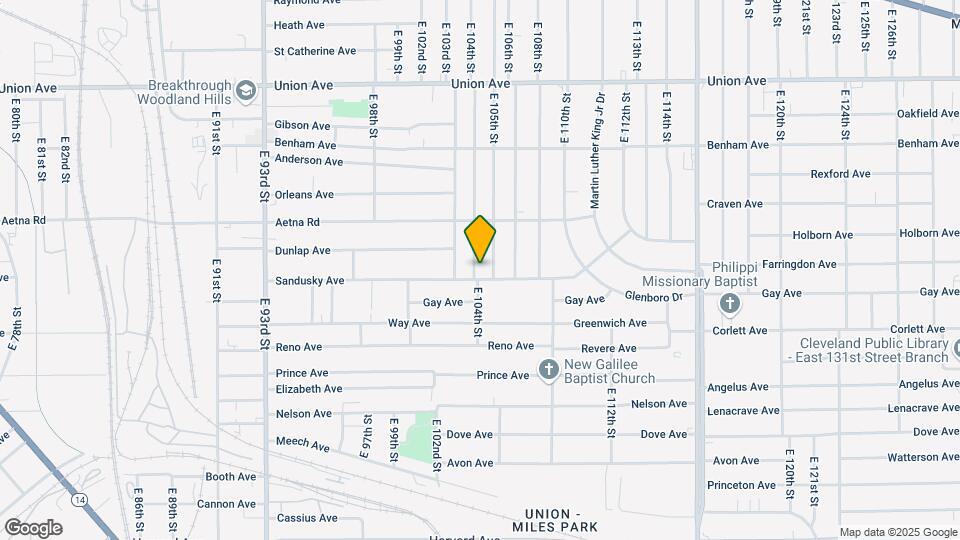 3705 E 104th St Map and Location Details