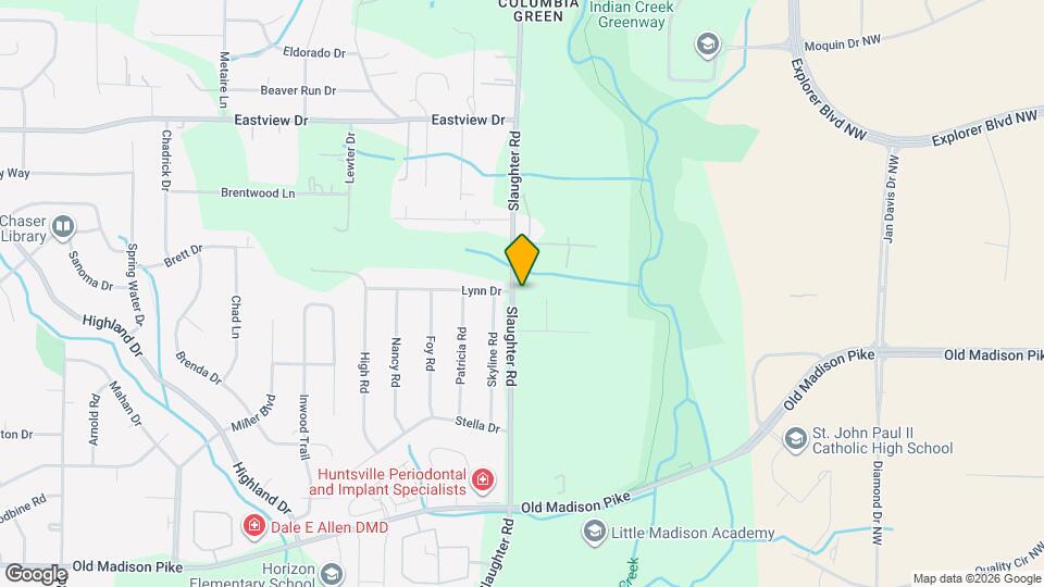 709 Slaughter Rd Map and Location Details