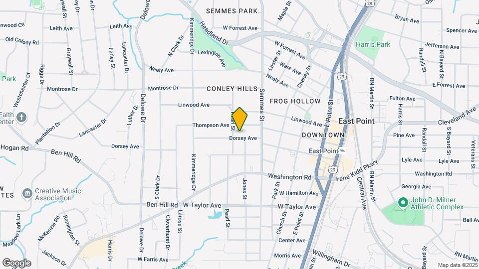1855 Dorsey Ave Map and Location Details