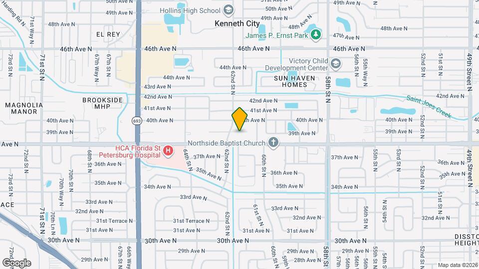 6178 39th Ave N Map and Location Details