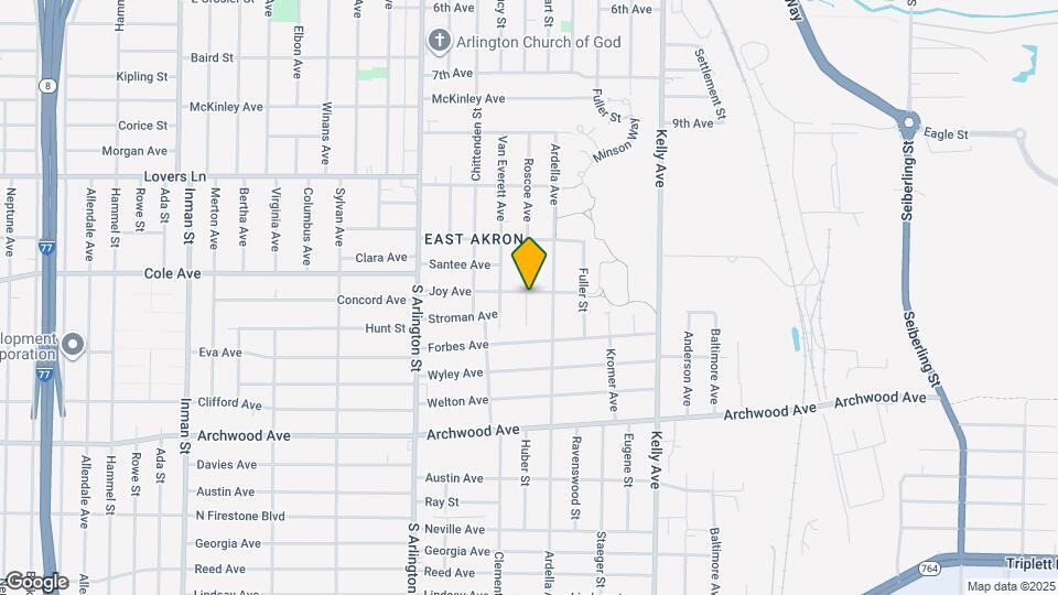 767 Roscoe Ave Map and Location Details