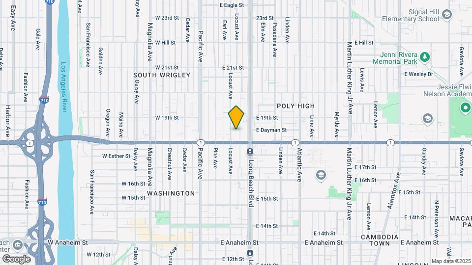 1836-1838 Locust Ave Map and Location Details