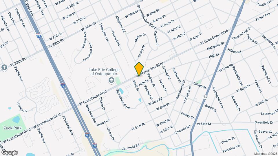 1837 W grandview blvd, Unit 1 Map and Location Details