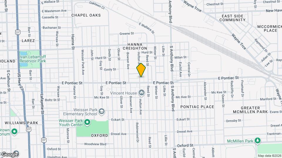 2627 Holton Ave Map and Location Details