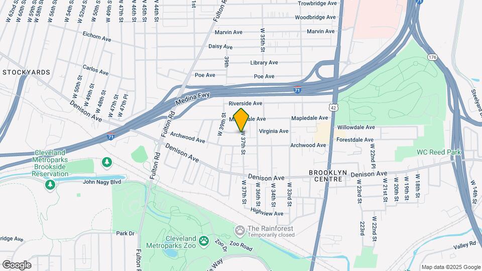 3732 W 37th St Map and Location Details