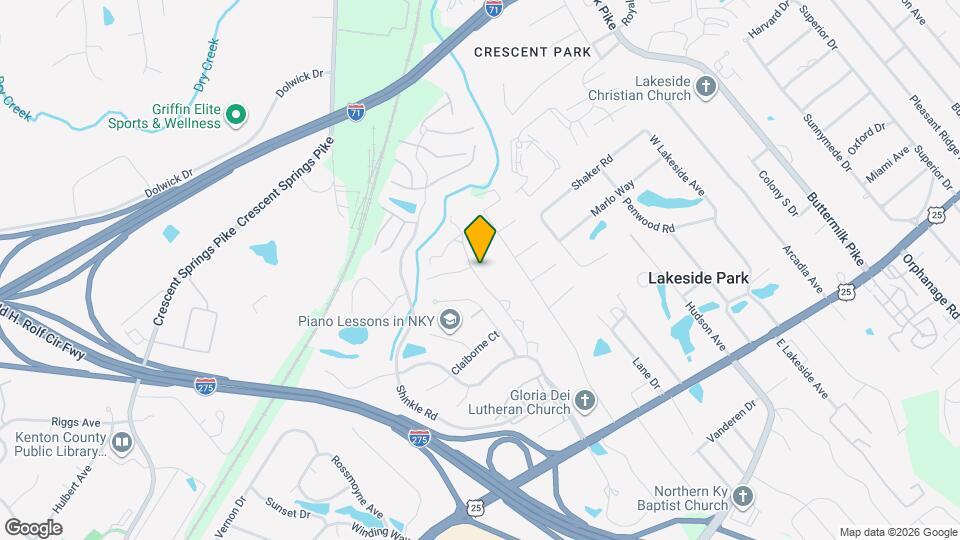 202 Shaker Heights Ln Map and Location Details