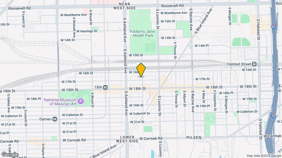 1502 W 17th St Map and Location Details