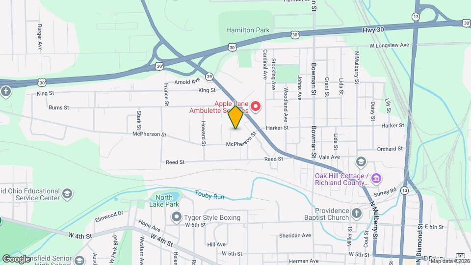 454 Parnell Dr Map and Location Details