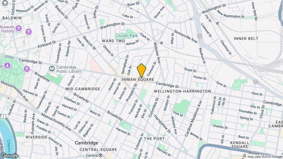 1190 Cambridge St Map and Location Details
