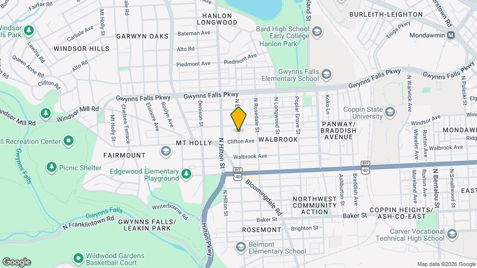 2100 N Ellamont St Map and Location Details