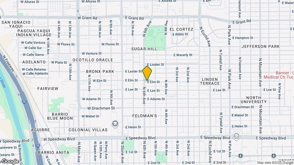 210 E Elm St Map and Location Details