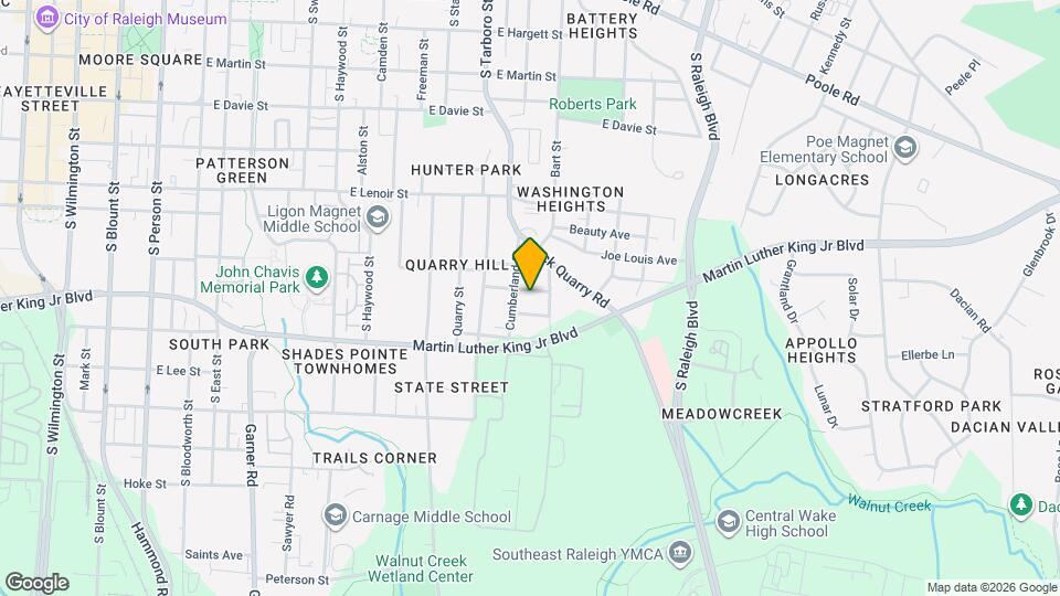 1116 Hightower St Map and Location Details