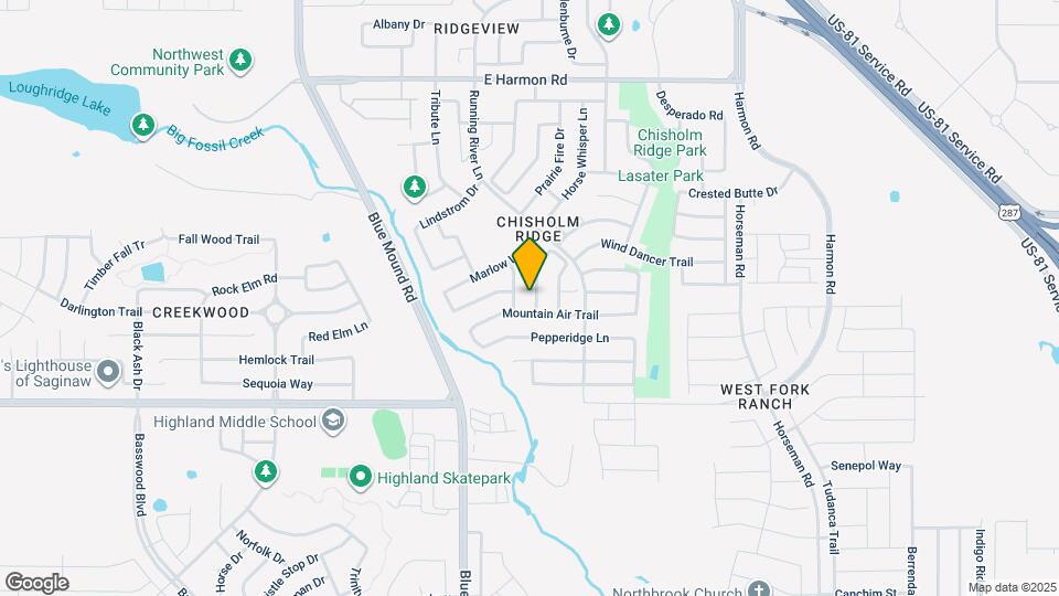 8113 Ruse Springs Ln Map and Location Details