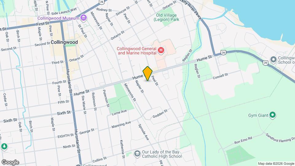 346 Peel St Map and Location Details