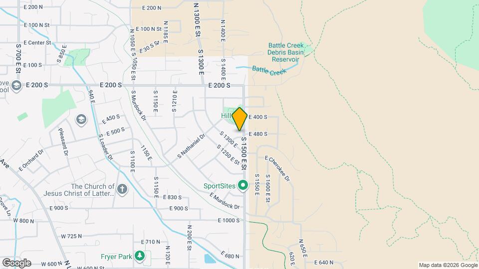 1485 Navajo Dr Mapa y Detalles de la Ubicación