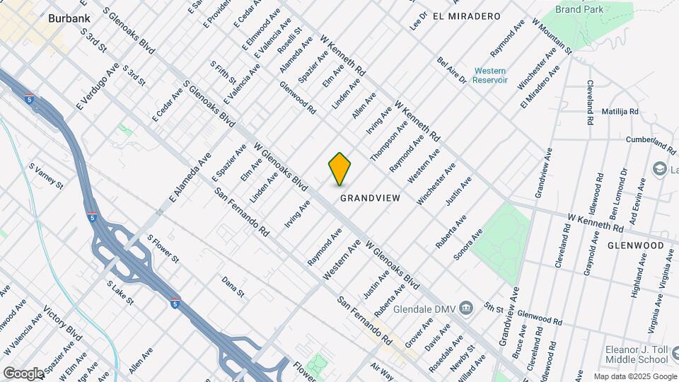 1121 Thompson Ave Mapa y Detalles de la Ubicación