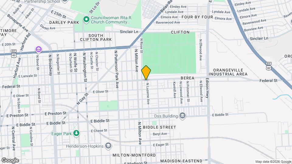 1516 N Luzerne Ave Mapa y Detalles de la Ubicación
