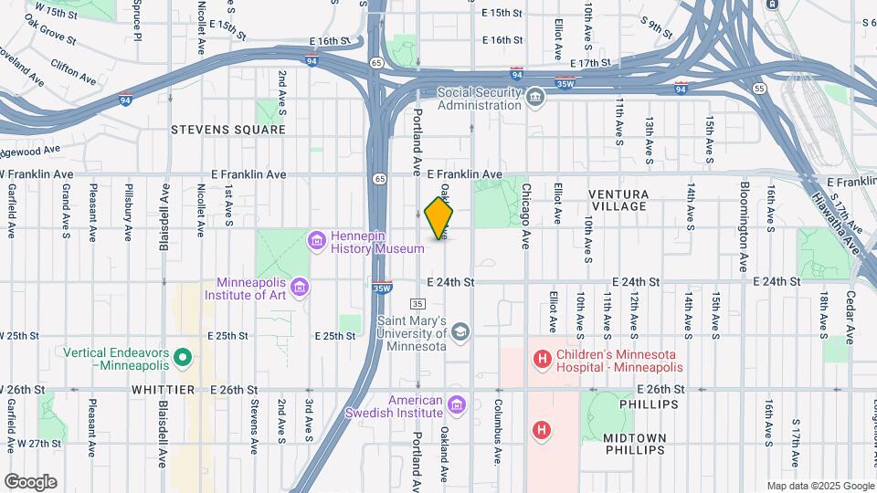 2212 Oakland Ave Map and Location Details
