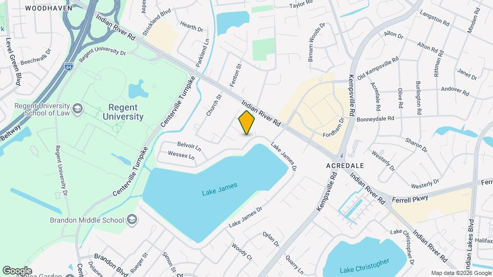 1268 Belvoir Ln Map and Location Details