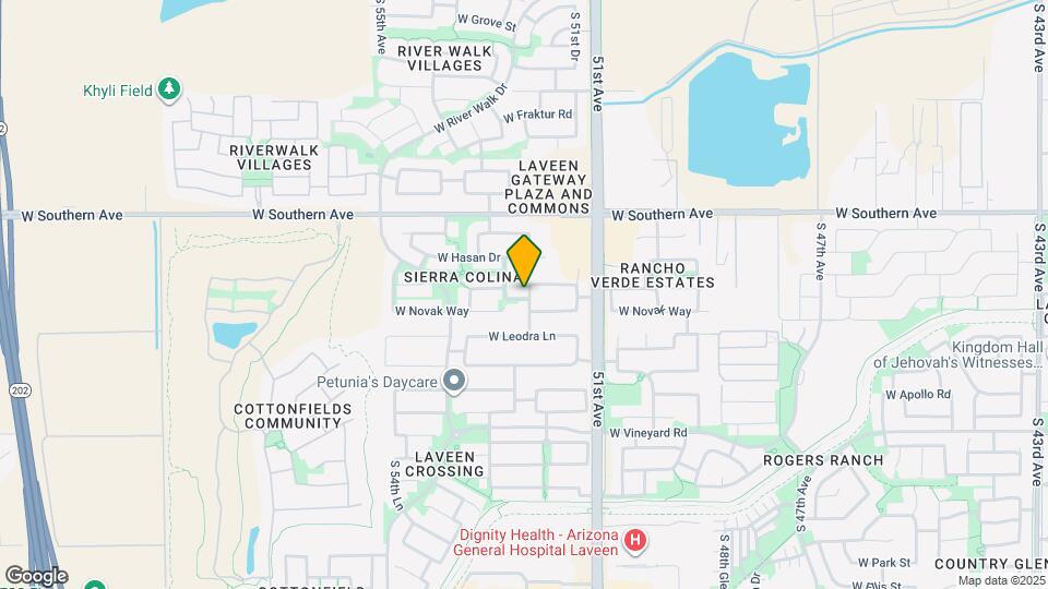 6220 S 52nd Dr Map and Location Details