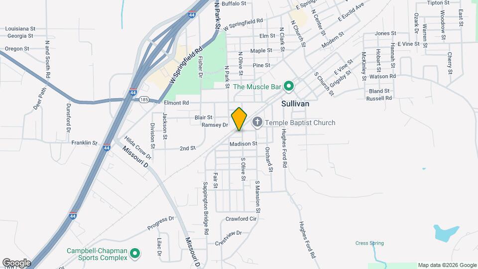 610 W Main St Map and Location Details