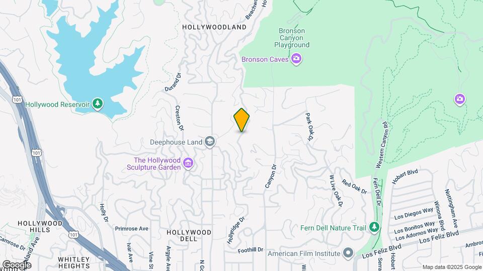 2720 Hollyridge Dr Map and Location Details