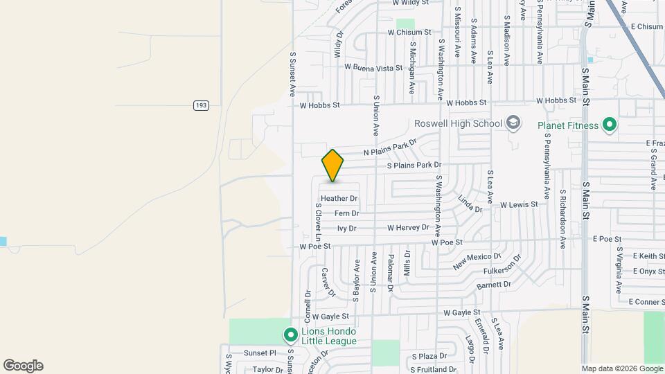 1028 Clover Ln Map and Location Details