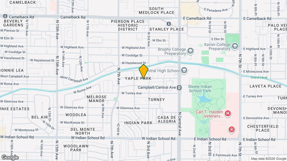 311 West Campbell Ave Map and Location Details